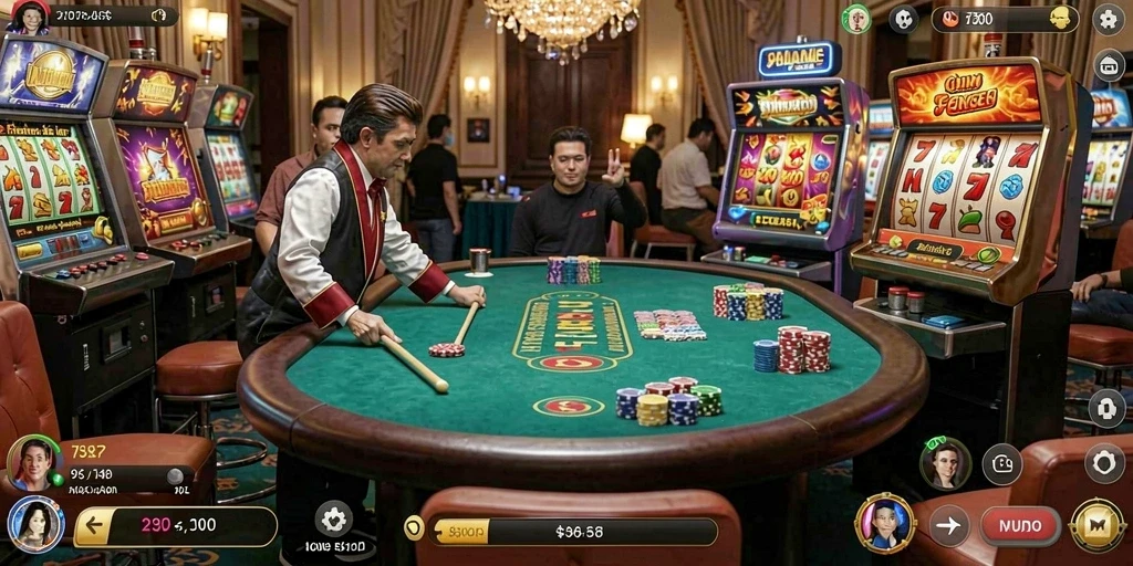 Pilih karakter favorit Anda di 55RT.
