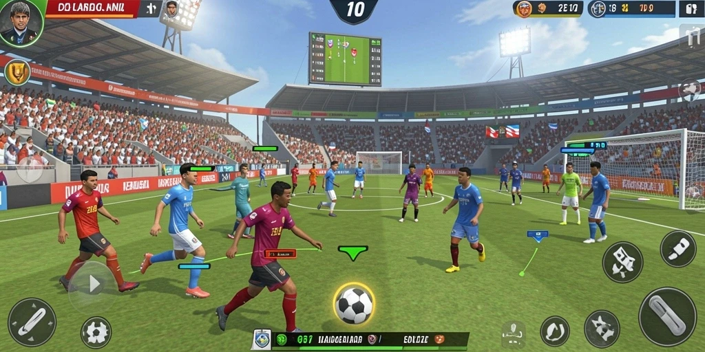 Screenshot memperlihatkan komunitas aktif dan fitur interaksi antar pemain.
