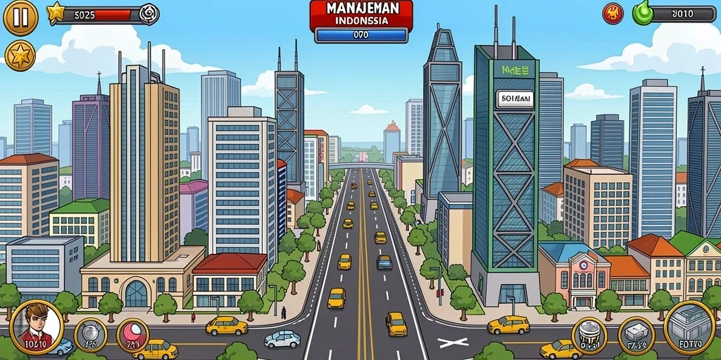 Tangkapan layar menampilkan grafik spektakuler dari game.