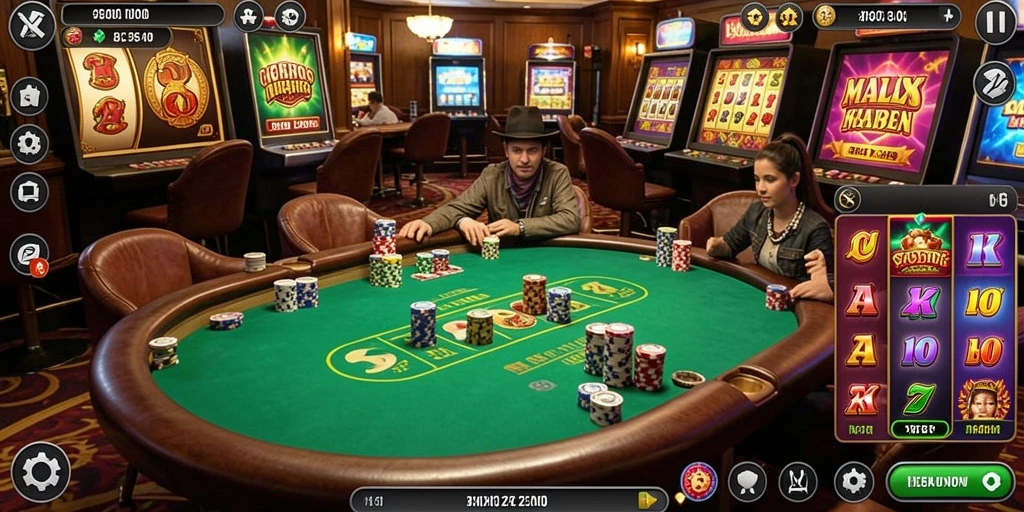 Screenshot gameplay yang menunjukkan level menantang.