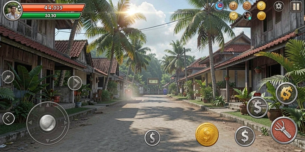 Fitur multiplayer yang memungkinkan interaksi antar pemain.